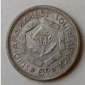 1957 Union silver sixpence.