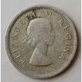 1957 Union silver sixpence..