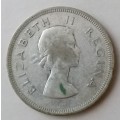 1955 Union silver 2 1/2 Shillings