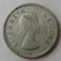 1955 union silver 2 1/2 Shillings