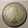 1958 Union silver shilling as per images.