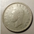1952 Union silver sixpence.