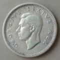 1948 Union silver sixpence in nice grade