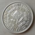 1948 Union silver sixpence