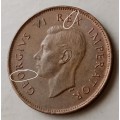 Nice 1943 Union 1/4 Penny with obverse die cracks