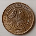 Decent 1946 Union 1/4 Penny