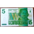 Nice 1973 Netherlands 5 Gulden in XF