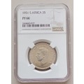 1951 Union proof silver 2 Shillings NGC PF66 (2nd finest)