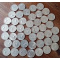 x45 Old nickel 5c coins (1965-1988)