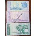 1980s R2/R5 and R10 note set