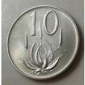 1976 Uncirculated nickel 10c (Pres.Fouche)