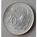 1967 English uncirculated nickel 20c (low mintage)