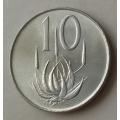 1967 English uncirculated nickel 10c (low mintage)