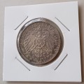 1907 German States Prussia silver 2 Mark in XF+