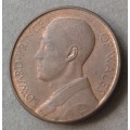 1925 Prince Edward visit to Cape Town uncirculated medal