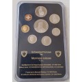 Nice 1989 Switzerland proof coin set in case