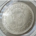 Nice 1956 union uncirculated silver 2 1/2 Shillings