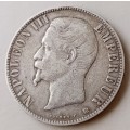 Nice 1856 France silver 5 Francs