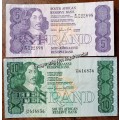 1980s R5 and R10 note set.