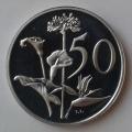 Nice 1980 proof nickel 50c