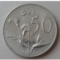 1965 Afrikaans 50c as per images (Details coin)