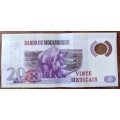 Nice 2011 Mozambique 20 Meticais note (Polymer)