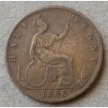 1888 British 1/2 penny