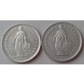 1977/1978 Switzerland 1/2 Franc