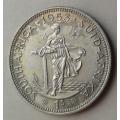 Nice 1953 union silver shilling