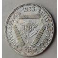 Nice 1953 union silver tickey