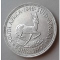 1948 Union silver 5 Shillings