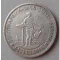 Rare 1948 union silver shilling (mintage: 4974)