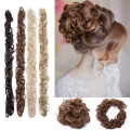 Modern Adjustable Curly Hair Messy Styling Bun Accessories Hairpiece