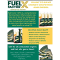 FX Fuel Factor Advanced Fuel Petrol and Diesel Fuel Saving Treatment Bottle /Sachets