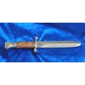 ORIGINAL 1888 BOER WAR LEE METFORD BAYONET CONVERTED INTO TRENCH KNIFE / DAGGER