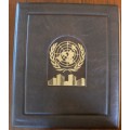 United Nations full set of Vienna MNH stamps 1979-1984 + 1986, 1987 in official German info folder