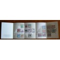 Switzerland 1973-1984 PTT Souvenir German booklet villages and folk customs with 21 MNH stamps