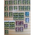 Great Britain large collection of 1000+ Machin, Wilding and George VI stamps - unchecked