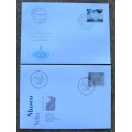 Switzerland 2001 lot of 30 officially cancelled stamps and sheet of 8 + blocks + 13 FDCs, CV$220+