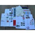 Switzerland 2003 lot of 33 officially cancelled stamps, blocks & sheets, 21FDCs, 5 postcards + extra