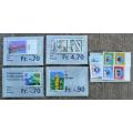 Switzerland 2000 lot of 36 officially cancelled stamps, 4 booklets + card with block of 4 - CV$150+