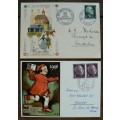 Switzerland 1947 & 1948 Stamp Day / Tag der Briefmarke cards