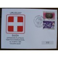 Uruguay Switzerland 1998 special numbered exhibition covers (x3)