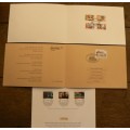 Switzerland lot of 16 official Christmas & New Years cards 1980-1999 - CV$70+