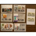 Switzerland 1995 lot of 30 officially cancelled stamps & other high values - CV$185+