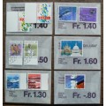 Switzerland 1991 lot of 23 officially cancelled stamps + 1 block of 4 in original envelopes - CV$45+
