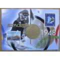 Switzerland 1998 special issue postcards x2 Winter Olympics Nagano double cancelled Bern & St Moritz