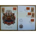 Switzerland 1997 lot of 3 FDCs dual issue with Thailand, plus rare special issue maxicard