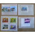 Switzerland 2004 lot of 31 officially cancelled stamps + blocks & sheets + 24 FDCs + 7 cards