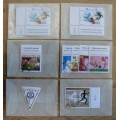 Switzerland 2004 lot of 31 officially cancelled stamps + blocks & sheets + 24 FDCs + 7 cards